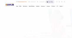 Desktop Screenshot of esteps.in